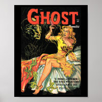 Halloween Horror Vintage Ghost Comic Book Retro Sc