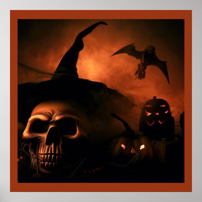 Affiche Halloween - Jack-O-Lanterns 4 (Devant)