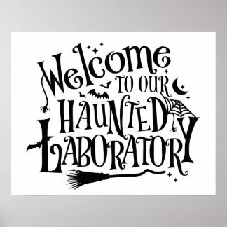 Affiche Halloween Laboratoire
