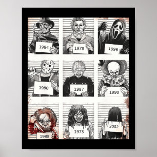 Affiche Halloween légendes Déplaisantes tueur Musiques Hor