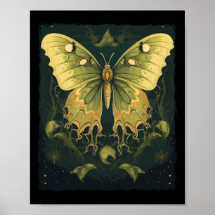 Affiche Halloween Luna Moth