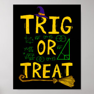 Affiche Halloween Math Enseignant Trier Ou Traiter Ecole É