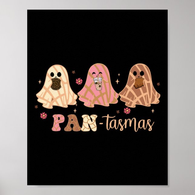 Affiche Halloween mexicain Ghost Conchas (Devant)