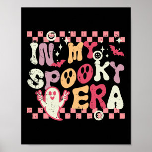 Affiche Halloween Mon Éffrayante époque Retro Costume Supe