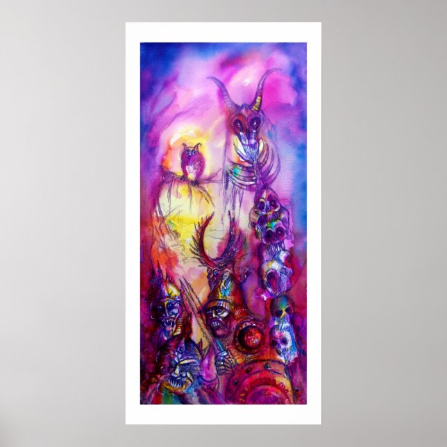 Affiche HALLOWEEN MONSTERS / ORK WAR Imaginaire (Devant)