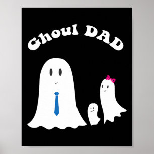 Affiche Halloween Père Ghoul Papa Halloween Costume drôle