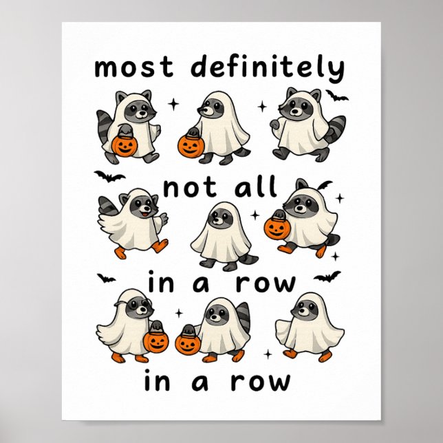 Affiche Halloween Plus Certainement Pas Tout Dans Un Ghost (Devant)