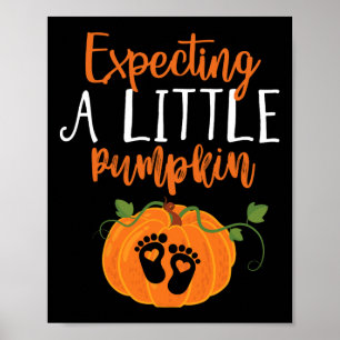 Affiche Halloween Pregnancy Maman Attend Petit Poumon