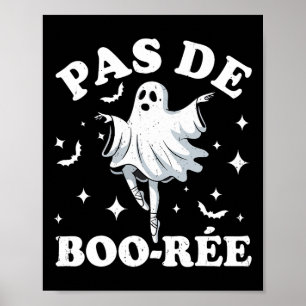 Affiche Halloween Professeur de danse Pas De Boo-rée Danse