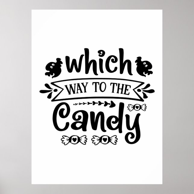 Affiche Halloween Quel Chemin Jusqu'À L'Anniversaire Des B (Devant)