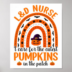 Affiche Halloween Rainbow Landd Nurse I Care Le Pu Le Plus