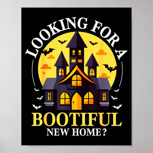 Affiche Halloween Real Estate Agent Funny Realtor Bootiful (Devant)