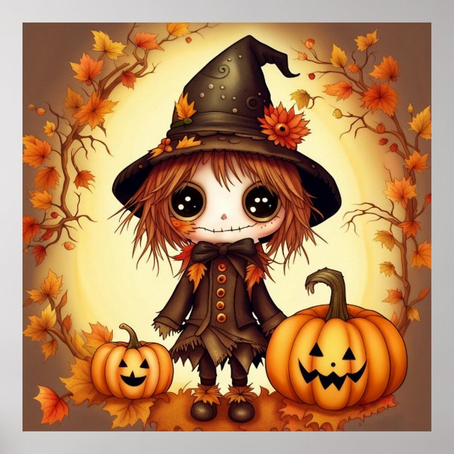 Affiche Halloween Scarecrow 1 (Devant)