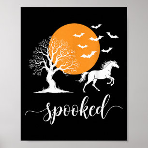 Affiche Halloween Soky Cheval Sokie Equestre Halloween Sai