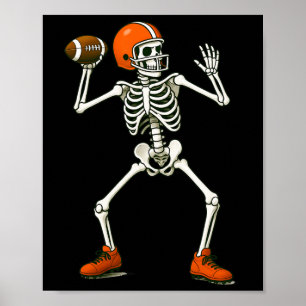 Affiche Halloween Squelette Vendre Costume Drôle Hommes Ga