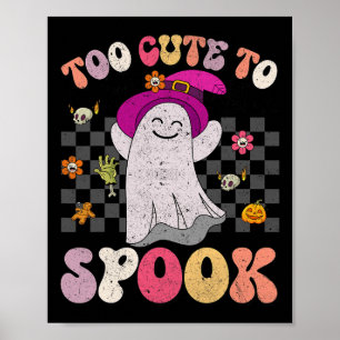 Affiche Halloween super Trop mignon Pour Parler Halloween