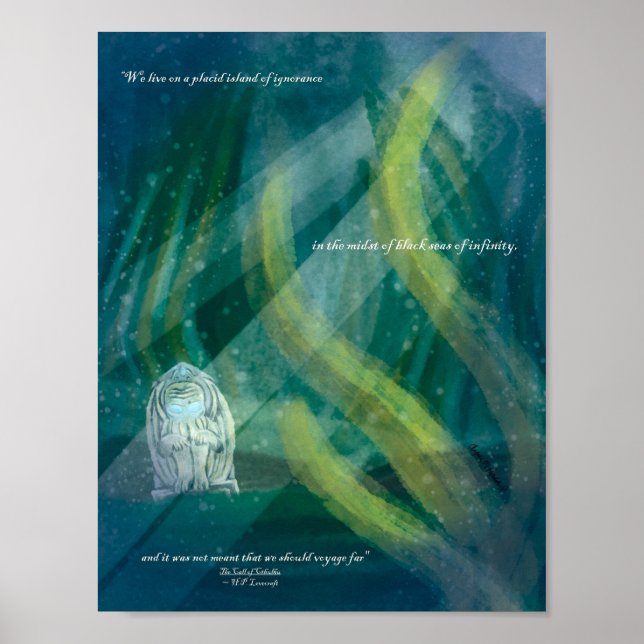 Affiche Halloween The Call of Cthulhu Art Print  (Devant)
