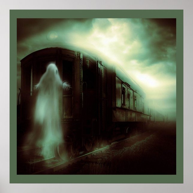Affiche Halloween - Train 1 (Devant)