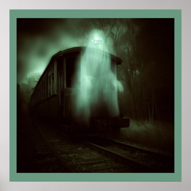 Affiche Halloween - Train hanté 2 (Devant)