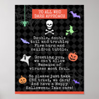 Halloween Trick or Treating Pandemic Poem
