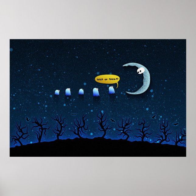 Affiche Halloween : Trick ou Treat ? (Devant)