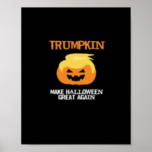 Affiche Halloween Trumpkin V3