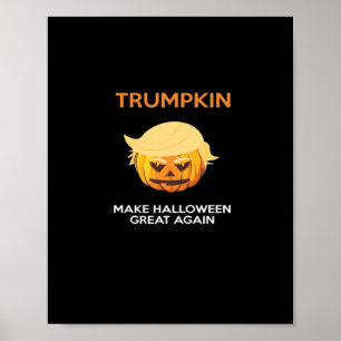 Affiche Halloween Trumpkin V4