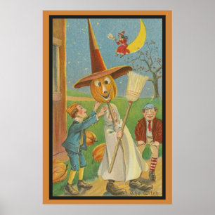 Affiche Halloween vintage