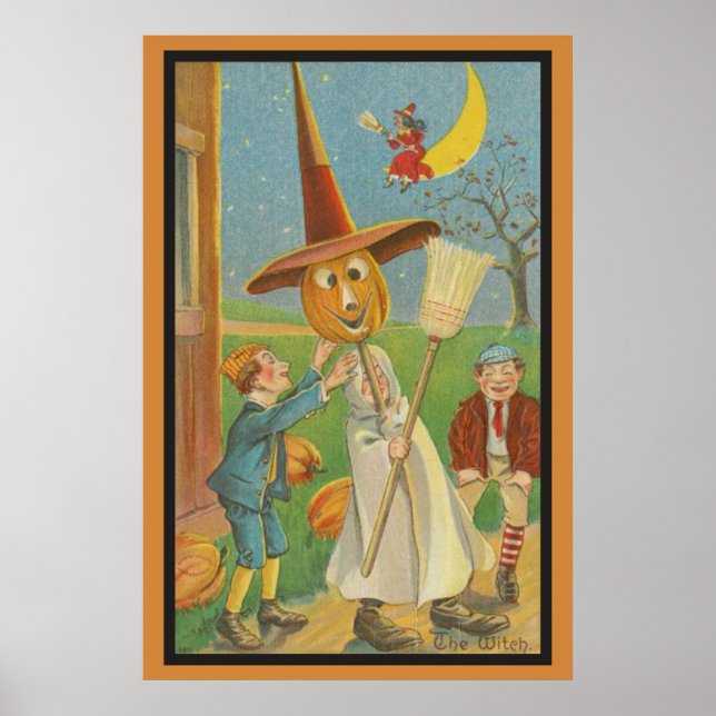 Affiche Halloween vintage (Devant)