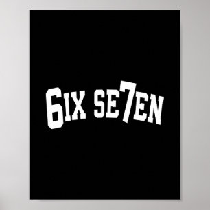 Affiche Halloween Viral Internet Six Seven Mème 67 Sports