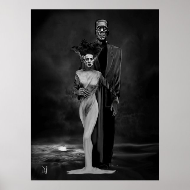 AFFICHE HALLOWEEN VOGUE (Devant)