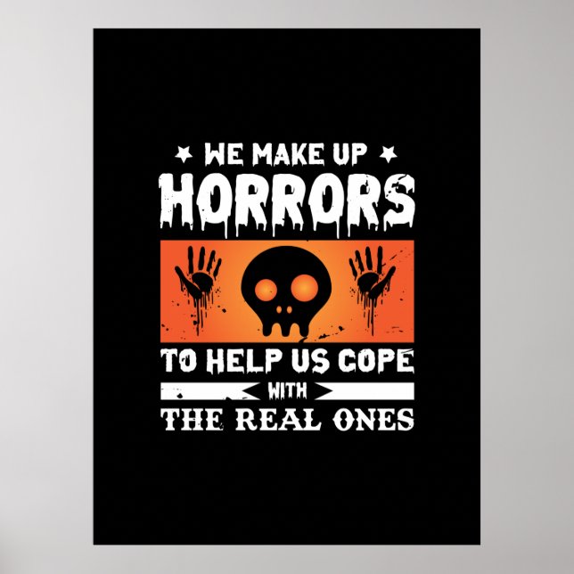 Affiche Halloween We Make up Horrors (Devant)