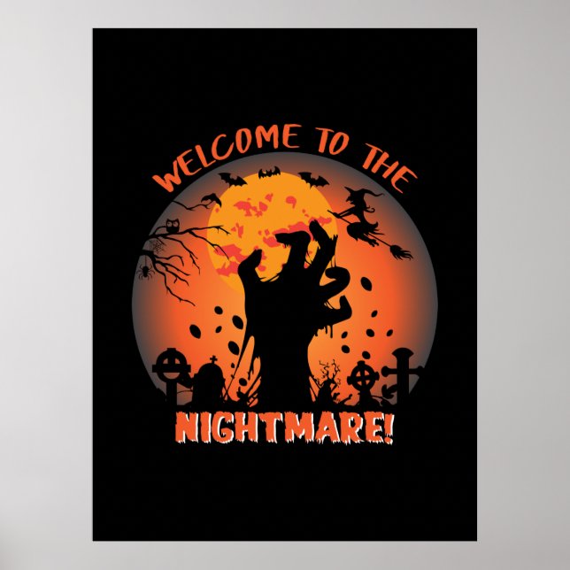 Affiche Halloween Welcome (Devant)