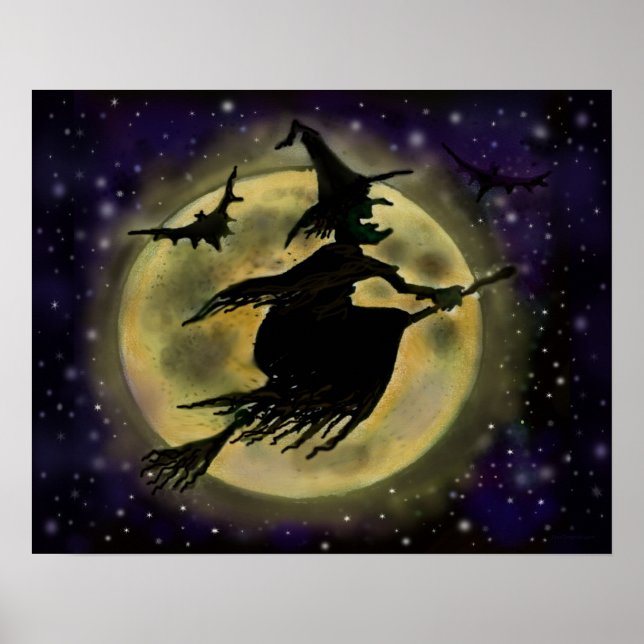 Affiche Halloween Witch (Devant)