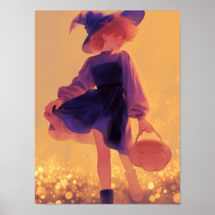 Affiche Halloween Witch