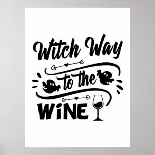 Affiche Halloween Witch Way