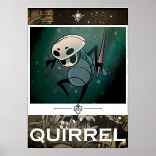 Affiche Hallownest - Quirrel