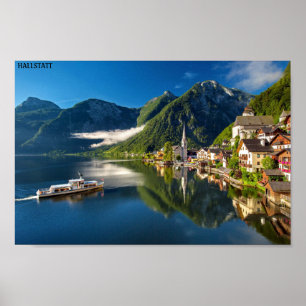 Affiche Hallstatt Autriche