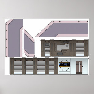 Affiche Hallway du navire perdu