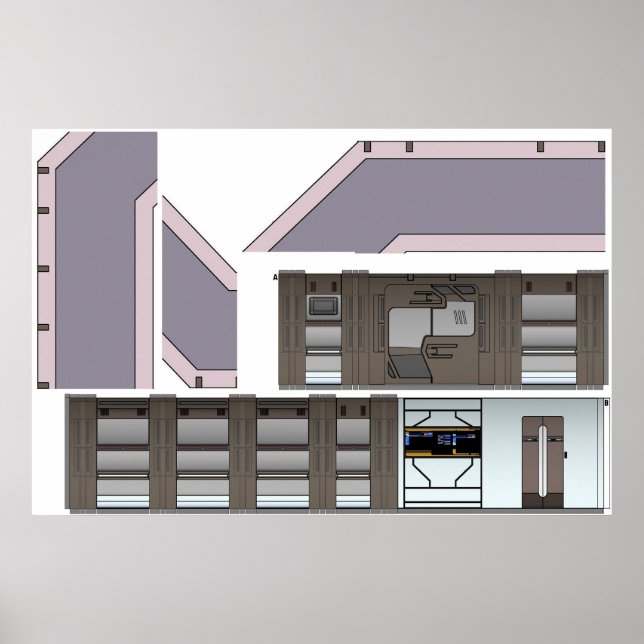 Affiche Hallway du navire perdu (Devant)