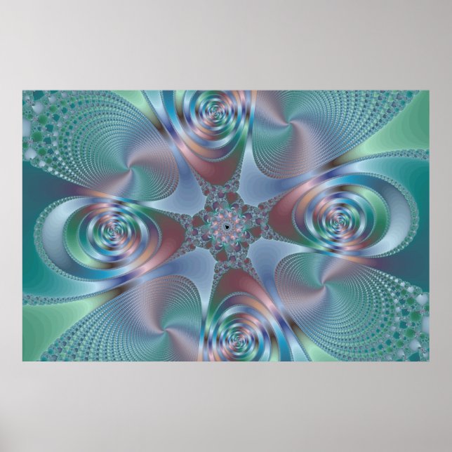 Affiche Halo - Fractal (Devant)