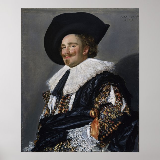 Affiche Hals - Cavalier Soldat 1624 (Devant)