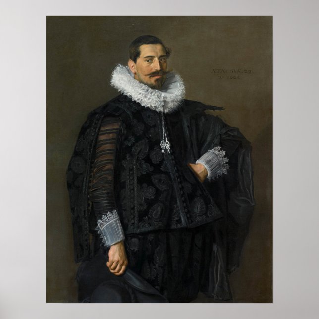 Affiche Hals - Portrait De Jacob Olycan Mauritshuis (Devant)