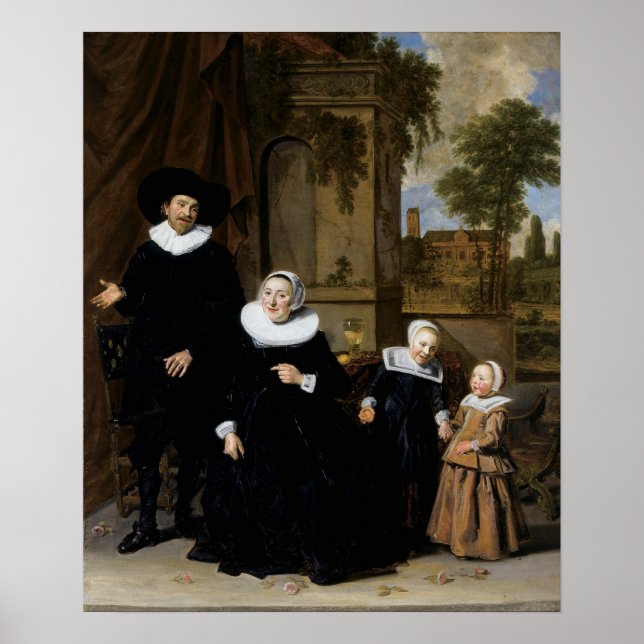 Affiche Hals - Portrait d'une famille hollandaise (Devant)