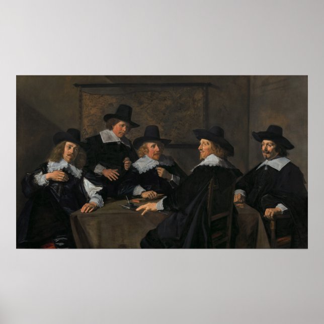 Affiche Hals - Regents De L'Hospit Grote Ou St Elisabeth (Devant)