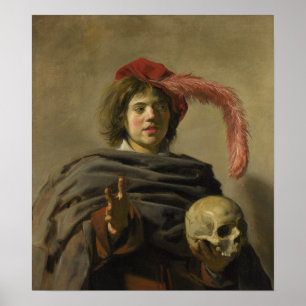 Affiche Hals - Young Man With A Skull