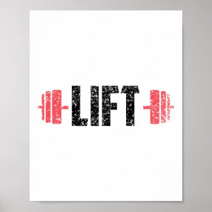 Affiche Haltérophilie Salle de sport Levage Musculation