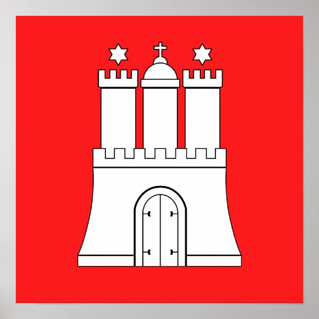 Affiche Hambourg, Allemagne (Devant)