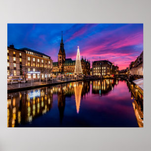 Affiche Hambourg Allemagne