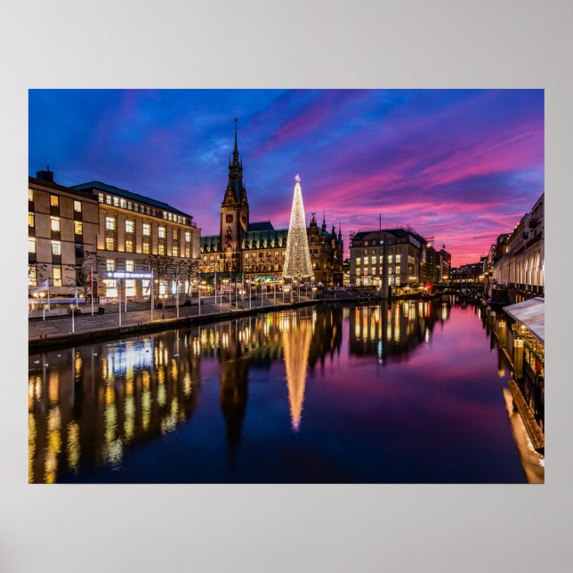 Affiche Hambourg Allemagne (Devant)